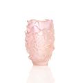 Daum Camélia vase, pink, h 15,5 cm