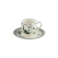 Gien Vues d'Orient Espressotassen mit Unterteller, 2er-Set