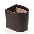 Rabitti 1969 Staffa waste paper basket, mocha brown
