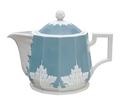 Nymphenburg Perl blau, Teekanne