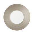 J.L Coquet Hémisphère Grey Metallic mid-sized plate