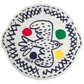 Gien L'Archipel Sentimental cake platter