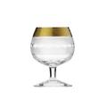 Moser Splendid Gold cognac glass