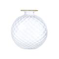 Venini Monofiori Balloton Frozen Gold vase, h 12,5 cm