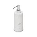 GioBagnara Positano soap dispenser, chrome & Arabescato