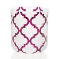 Artel Arabesque tea light holder, purple, sandblasted middle