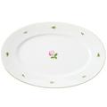 Augarten Wien Viennese Rose oval platter, large