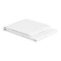 Christian Fischbacher Satin fitted sheet, white (010), 180 x 200 cm, mattress height 15 cm
