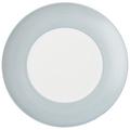J.L Coquet Hémisphère Storm Blue flat round platter, large
