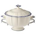 Gien Filets Cobalt soup tureen