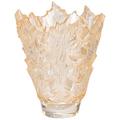 Lalique Champs-Elysées vase, h 33 cm, gold