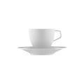 Fürstenberg Fluen - White espresso cup and saucer