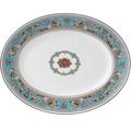 Wedgwood Florentine Turquoise Platte oval, groß