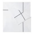 Yves Delorme Athena duvet cover, platinum on white, 155 x 220 cm