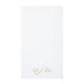 Yves Delorme Ballet guest towel, white/gold
