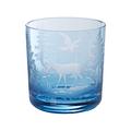 Theresienthal Whiskeybecher Schliersee blau, Schliff Adler & Steinbock