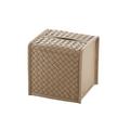 Riviere Kleenex-Hülle Milano quadratisch, taupe