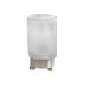 Cristal et Bronze Zahnputzbecher Bambou, Chrom