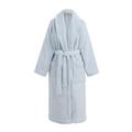 Le Jacquard Francais Caresse bathrobe, light blue, size M