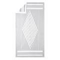 Le Jacquard Francais Bath Club bath towel, grey/white