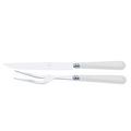 Capdeco Cambridge white, carving knife and fork