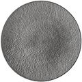 Raynaud Minéral Irisé Dark Grey presentation plate, full engraved