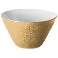 Raynaud Minéral Irisé Gold salad bowl, conical