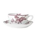 Bernardaud Albertine Prune tea cup and saucer