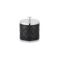 Riviere Vanity box, small, chrome/black