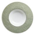 Raynaud Italian Renaissance Celadon deep plate with rim