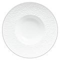 Raynaud Minéral Platin Teller tief mit Fahne, groß