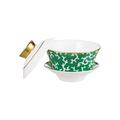 Raynaud Cristobal Emeraude chinese tea set (chinese tea cup with lid and saucer)