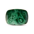 L'Objet Malachite Tablett rechteckig, klein