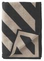 Franz Barth Pontresina cashmere blanket, black/natural