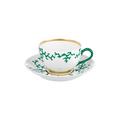 Raynaud Cristobal Emeraude tea cup and saucer