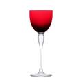 Saint-Louis Amadeus hock glass, red