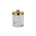 Cristal et Bronze Infini jar, small, gold