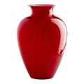 Venini Vase Labuan, H 38,5 cm, rot