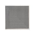L'Objet Concorde linen napkins, black/ecru, set of 4