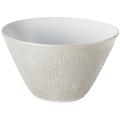 Raynaud Minéral Irisé Pearl Grey salad bowl, conical