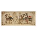 Gien Chevaux du Vent rectangular cake platter