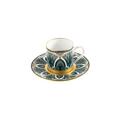 Haviland Rêves du Nil Gold double espresso cup and saucer