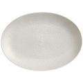 Raynaud Minéral Irisé Pearl Grey oval platter, large