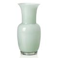 Venini Opalino vase, h 42 cm, turquoise