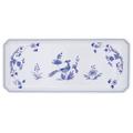 Gien Paradis Bleu rectangular cake platter