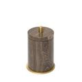 Giobagnara Positano box, brass & Eramosa Brown, small
