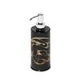 GioBagnara Positano soap dispenser, chrome & Black Portoro