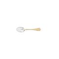 Christofle Jardin d'Eden espresso spoon, silverplated & partially gilded