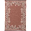 Leitner Tosca tea towel, rust red
