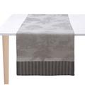 Le Jacquard Francais Souveraine runner, silver, 50 x 150 cm